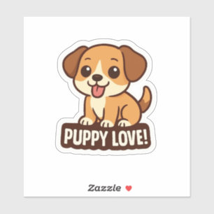 Schattigee Cartoon Dog Sticker