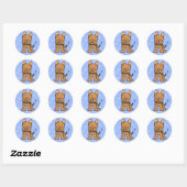 Schattigee Cartoon Dog Yorkie Sticker (Vel)