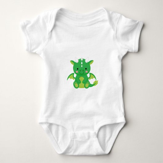 Schattigee Cartoon Dragon Gift Romper (Voorkant)