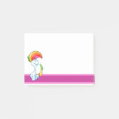 Schattigee cartoon Eenhoorn Post It Post-it® Notes (Voorkant)