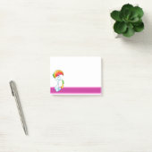 Schattigee cartoon Eenhoorn Post It Post-it® Notes (Kantoor)