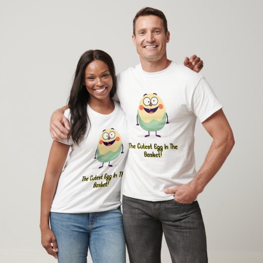 Schattigee Cartoon Egg Character T-shirt (Unisex)