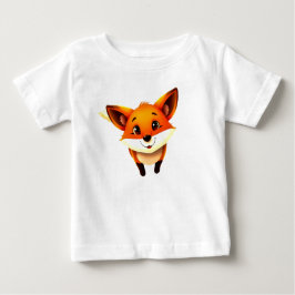 Schattigee Cartoon Fox Kinder T-shirt