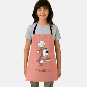 Schattigee Cartoon Funny Chef Cook Dog Puppy Keuke Schort