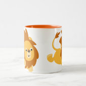 Schattigee Cartoon Gamboling Lion Mok (Center)