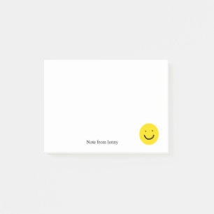 Schattigee Cartoon Geel Gelukkig Lachend Gezicht C Post-it® Notes