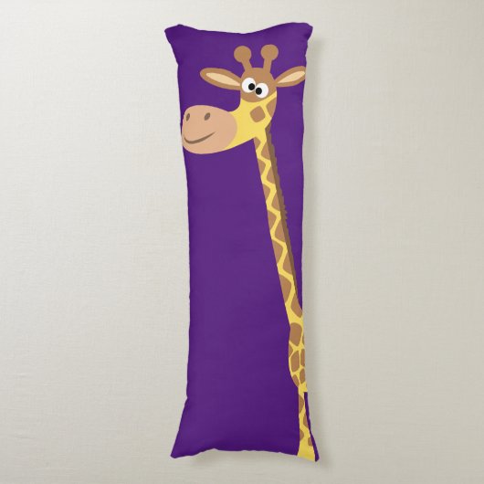 Schattigee Cartoon Giraffe Body Kussen (Voorkant Verticaal)