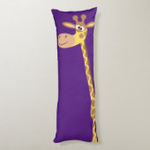 Schattigee Cartoon Giraffe Body Kussen (Achterkant (Verticaal))