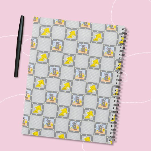 Schattigee Cartoon Grey Mouse Elementary School Pl Planner