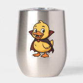 Schattigee cartoon Halloween eendenvampier (Voorkant)