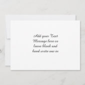 Schattigee Cartoon Halloween Midnight Flying Ghost Aankondiging (Achterkant)