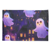 Schattigee Cartoon Halloween Midnight Flying Ghost Kussensloop (Achterkant)