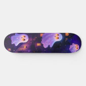 Schattigee Cartoon Halloween Midnight Flying Ghost Persoonlijk Skateboard (Horizontaal)