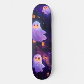 Schattigee Cartoon Halloween Midnight Flying Ghost Persoonlijk Skateboard (Voorkant)
