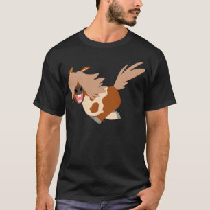 Schattigee Cartoon Happy Pinto Pony T-Shirt