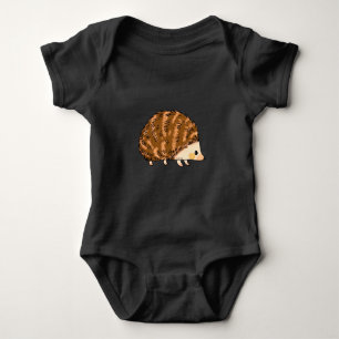 Schattigee Cartoon Hedgehog Illustration Romper