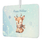 Schattigee Cartoon herten in de sneeuw Luchtverfrisser (Links)