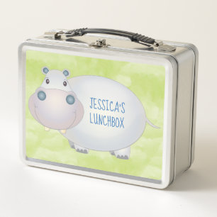 Schattigee Cartoon Hippo Hippopotamus gepersonalis