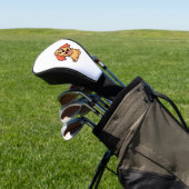 Schattigee cartoon hond 3 golfheadcover (Insitu)
