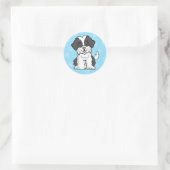 Schattigee cartoon hond shih tzu Sticker (Tas)