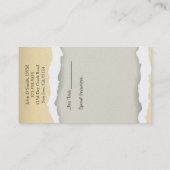 Schattigee Cartoon Huisdieren Dierenarts Visitekaartje (Achterkant)