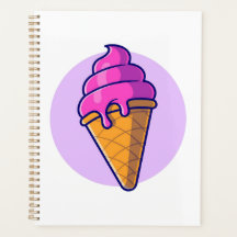 Schattigee Cartoon Ice Cream Cone
