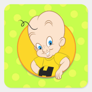 Schattigee cartoon jongen sticker