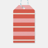 Schattigee Cartoon Kerstman Feestelijke Bloemenker Cadeaulabel (Achterkant)