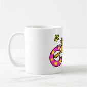 Schattigee Cartoon Kleurrijke Kat Koffiemok (Links)