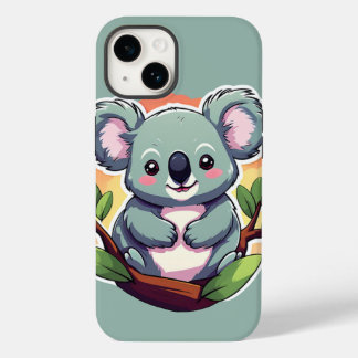Schattigee Cartoon Koala Case-Mate iPhone 14 Hoesje