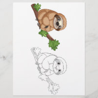 Schattigee Cartoon koala kleurplaat
