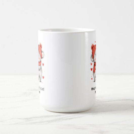 Schattigee cartoon Koala's Love Hearts Valentijn C Koffiemok (Center)