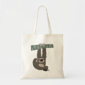 Schattigee Cartoon luiaard bungelen van een tak Ca Tote Bag (Voorkant)