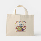 Schattigee Cartoon Mini Tote Bag (Achterkant)