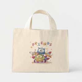 Schattigee Cartoon Mini Tote Bag