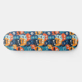 Schattigee Cartoon Monsters Skateboard (Horizontaal)