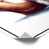 Schattigee Cartoon Moody Dog in PJs Poster (Hoek)