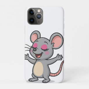 Schattigee Cartoon Mouse op make-up Case-Mate iPhone Case
