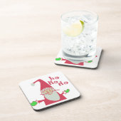 Schattigee Cartoon Mouse Santa Collectie. Drankjes Onderzetter (Rechterzijde)