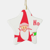 Schattigee Cartoon Mouse Santa Collectie. Keramisch Ornament (Rechts)