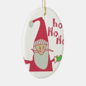 Schattigee Cartoon Mouse Santa Collectie. Keramisch Ornament (Rechts)