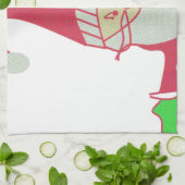 Schattigee Cartoon Mouse Santa Collectie Theedoek (Gevouwen)