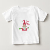 Schattigee Cartoon Mouse Santa Ho Ho T-shirt (Voorkant)