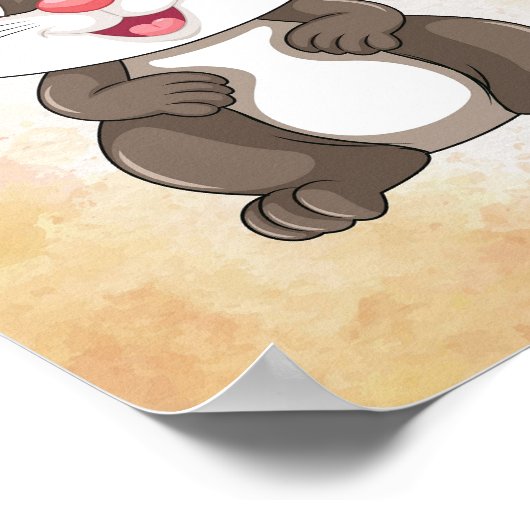 Schattigee Cartoon Muis Poster ! Schattigee Nurser (Hoek)