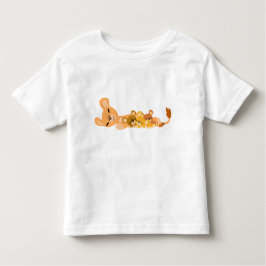 Schattigee Cartoon Mum Lion en Cubs Kinderkleding Kinder Shirts