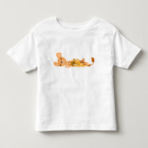 Schattigee Cartoon Mum Lion en Cubs Kinderkleding Kinder Shirts