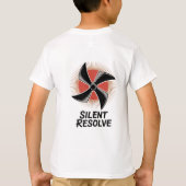 Schattigee Cartoon Ninja Boy met Zwaard – Action P T-shirt (Achterkant)