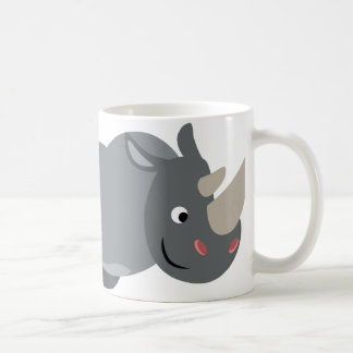 Schattigee Cartoon opladen neushoorn Mok