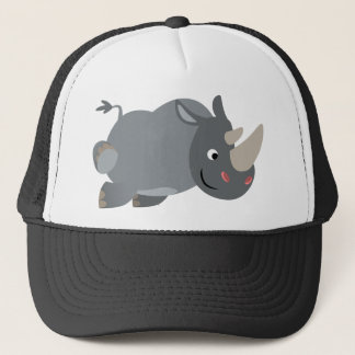 Schattigee Cartoon opladen neushoorn Pet