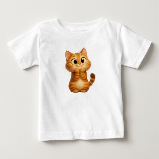 Schattigee Cartoon, Oranje Tabby Cat (Voorkant)